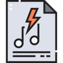 file,music and multimedia,sound,files and folders,music file,quaver,thunder,music sheet,sheet music